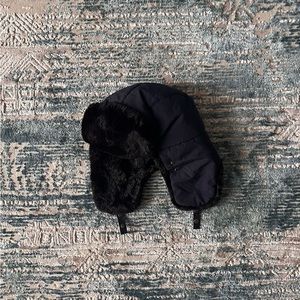 Navy Blue Trapper Hat